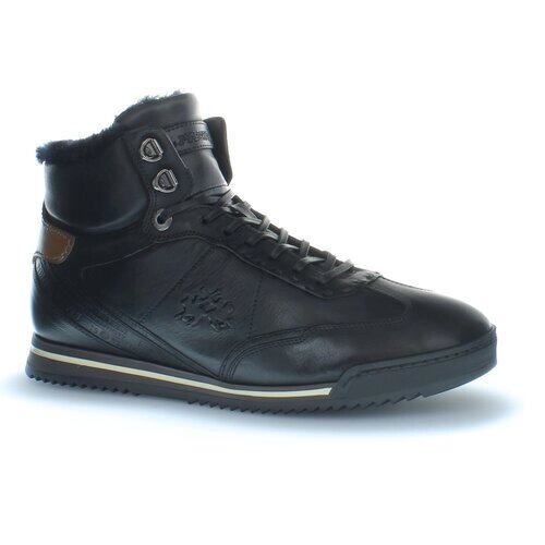 Ботинки La Martina, демисезон/зима, натуральная кожа, нескользящая подошва, размер 41, черный