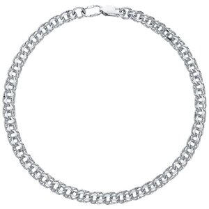 Браслет из серебра с алмазной гранью 965140604 SOKOLOV, длина 22 см.