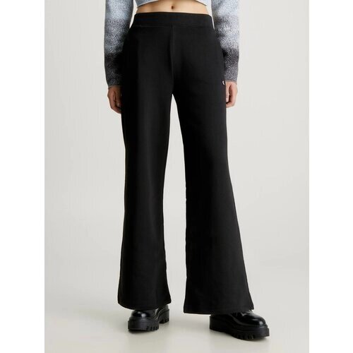 Брюки клеш Calvin Klein Jeans, размер L, черный