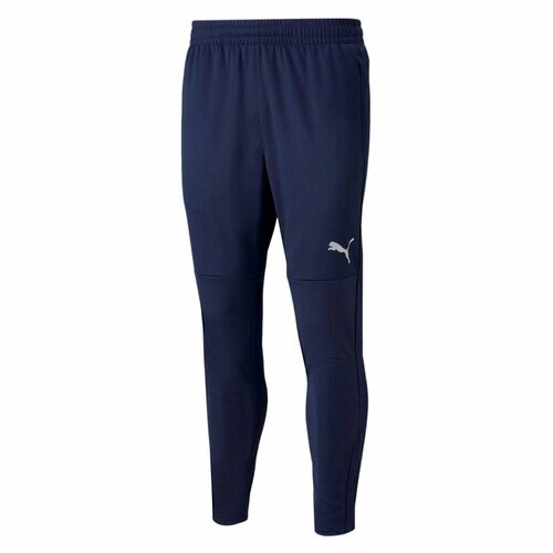 Брюки PUMA teamFINAL Training Pants Peacoat-Smoked, размер L, синий