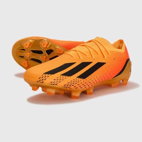 Бутсы adidas, футбольные, размер 8 UK ( стопа 26 ), оранжевый