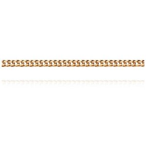 Цепь АДАМАС, красное золото, 585 проба, длина 45 см, средний вес 2.23 г, золотой, красный
