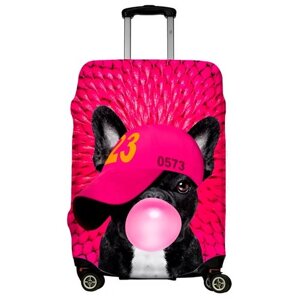 Чехол для чемодана "0573 Pink" размер L (арт. LJ-CASE-L-337)