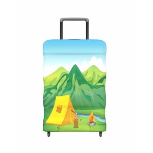 Чехол для чемодана Brandburg ЧЧL-Турист-10, размер L, мультиколор