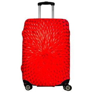 Чехол для чемодана "Красные блики" размер L (арт. LJ-CASE-L-719)
