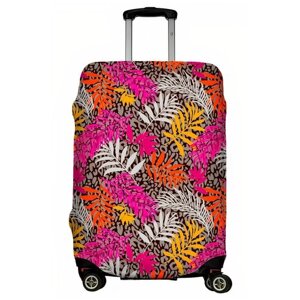 Чехол для чемодана LeJoy, текстиль, полиэстер, размер M, мультиколор