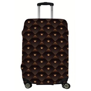 Чехол для чемодана LeJoy, текстиль, размер L, желтый, коричневый