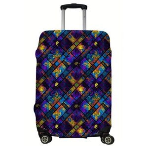 Чехол для чемодана LeJoy, текстиль, размер S, мультиколор