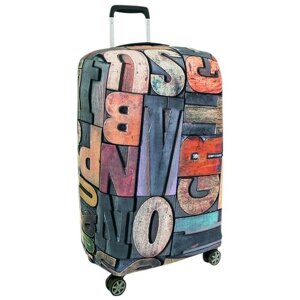 Чехол для чемодана RATEL, текстиль, водонепроницаемый, размер S, мультиколор