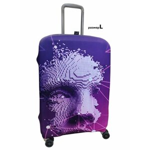 Чехол для чемодана Vip collection 2337_L, полиэстер, размер L, фиолетовый