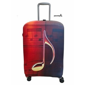 Чехол для чемодана Vip collection 2339_L, полиэстер, размер L, бордовый
