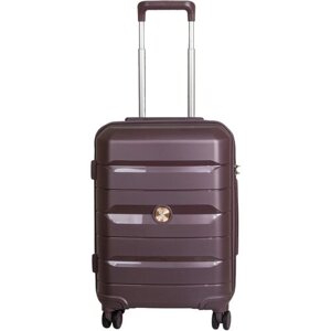 Чемодан SUPRA LUGGAGE, 35 л, размер S, фиолетовый