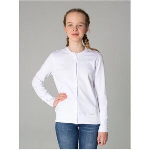 Джемпер, кардиган повседневного гардероба, школьная одежда для девочки / Белый слон 5345 р. 158