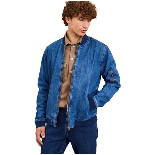 Джинсовая куртка мужская MossMore, размер 48