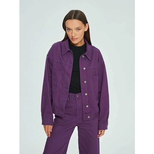 Джинсовая куртка Velocity, размер M, фиолетовый