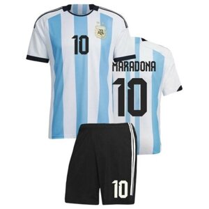 Футбольная форма взрослая сб. Аргентины 2022 2023 MARADONA 10