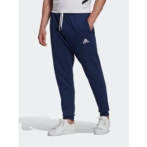 Футбольные брюки adidas, карманы, размер m, синий