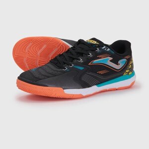 Футзалки joma, размер 9 US, черный, оранжевый