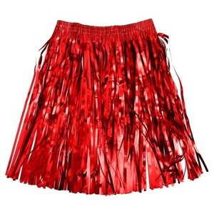 Гавайская юбка, 40 см, на липучке, цвет красный 4440436