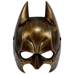 Карнавальная маска Бэтмена бронзовая
