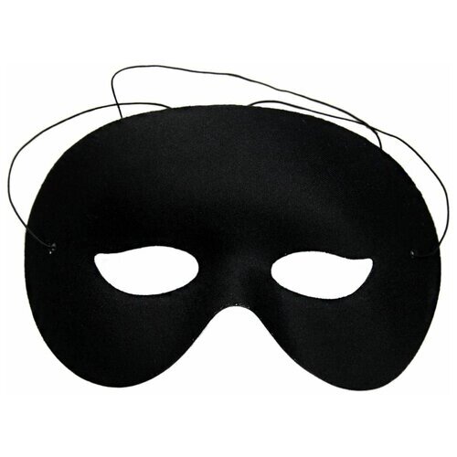 Карнавальная маска венецианская Фантом черная мужская