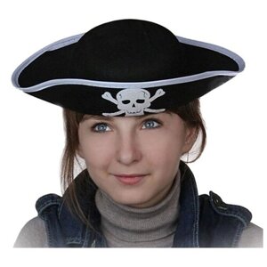 Карнавальная шляпа «Пират», р-р. 50