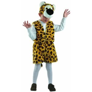 Карнавальные костюмы для детей "Леопард", размер 28, рост 110 см