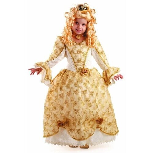 Карнавальные костюмы для детей "Золушка золотая", размер 36, рост 146 см