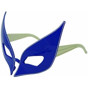 Карнавальные очки "Супергерой" синие, украшение для праздника