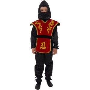 Карнавальный костюм Батик ниндзя красный размер 152-76