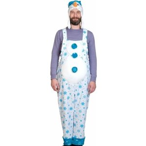 Карнавальный костюм Карнавалофф Снеговик с накладным животом