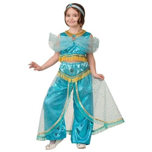 Карнавальный костюм «Принцесса Жасмин», текстиль-принт, блуза, шаровары, р. 30, рост 116 см