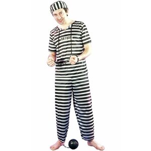 Карнавальный костюм заключенного взрослый мужской