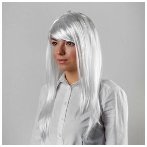 Карнавальный парик «Красотка», цвет белый