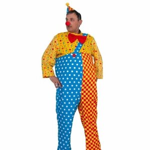 Карнавалофф Карнавальный костюм «Клоун Чудик», р. 52-54, рост 182 см