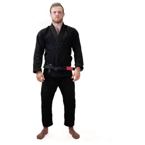 Кимоно для джиу-джитсу tatami fightwear без пояса, размер A4, черный