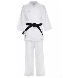 Кимоно для карате adidas без пояса, сертификат WKF, размер 146, белый
