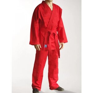 Кимоно для рукопашного боя Эквоис с поясом, размер 110, красный