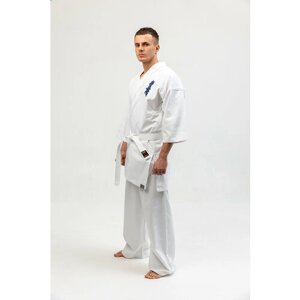 Кимоно для синкиокусинкай РЭЙ-СПОРТ с поясом, размер 160, белый
