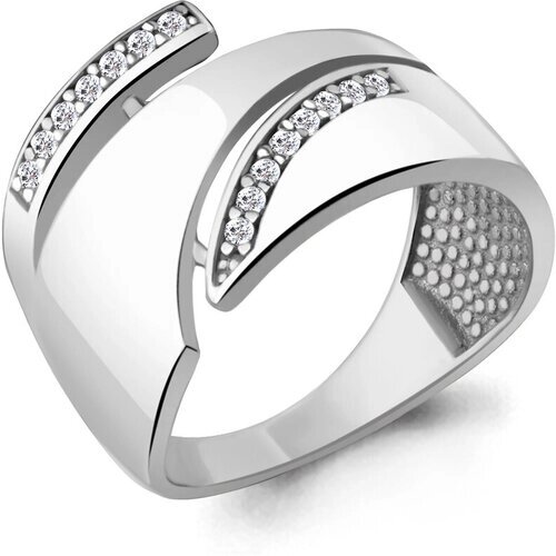 Кольцо Diamant online, серебро, 925 проба, фианит, размер 20