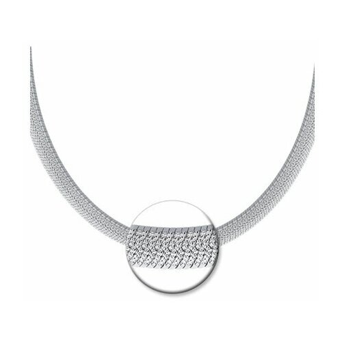 Колье Diamant online, серебро, 925 проба, длина 50 см.