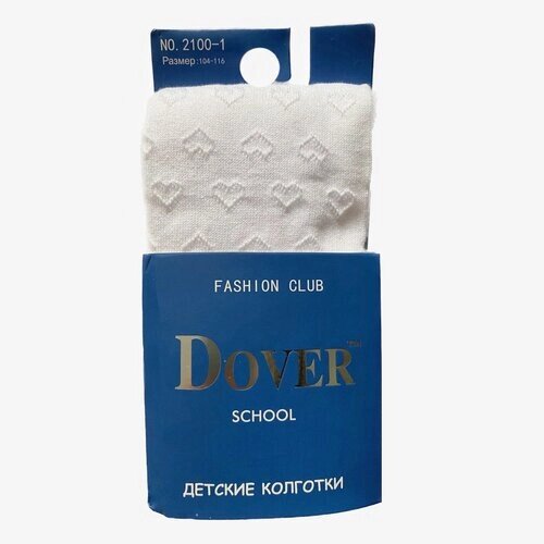 Колготки Dover для девочек, классические, белый