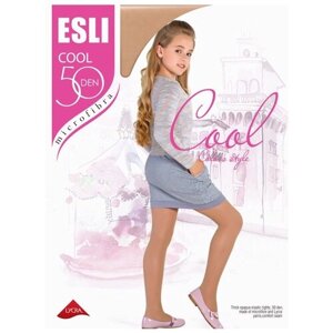 Колготки ESLI для девочек, классические, 50 den, бежевый
