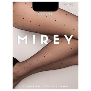 Колготки Mirey, 40 den, без шортиков, размер 2, черный