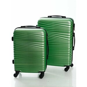 Комплект чемоданов Feybaul 31634, размер S, зеленый