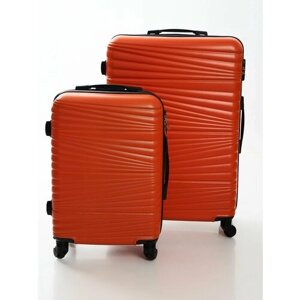 Комплект чемоданов Feybaul 31677, 65 л, размер M, оранжевый