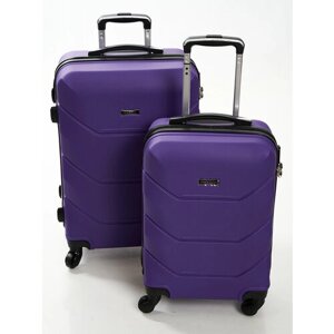 Комплект чемоданов Freedom 31583, 2 шт., 65 л, размер S, фиолетовый