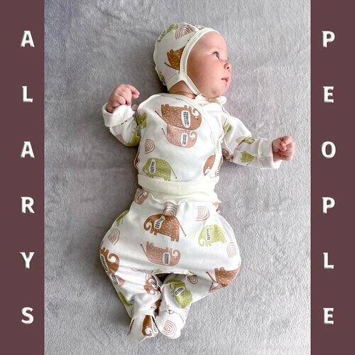 Комплект одежды ALARYSPEOPLE, размер 62, белый