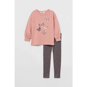 Комплект одежды H&M, размер 134, розовый