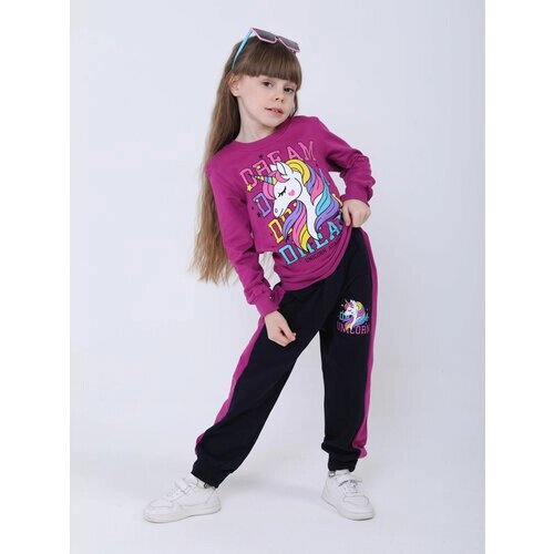 Комплект одежды HUSAN BABY, размер 8, фиолетовый